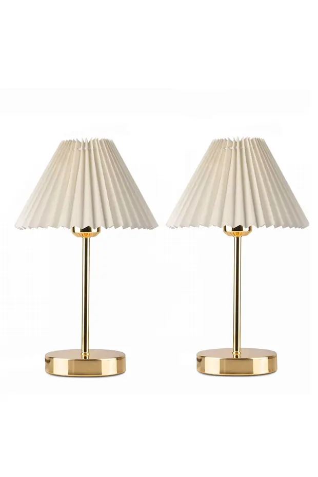 2'li Gold Umbrella Abajur